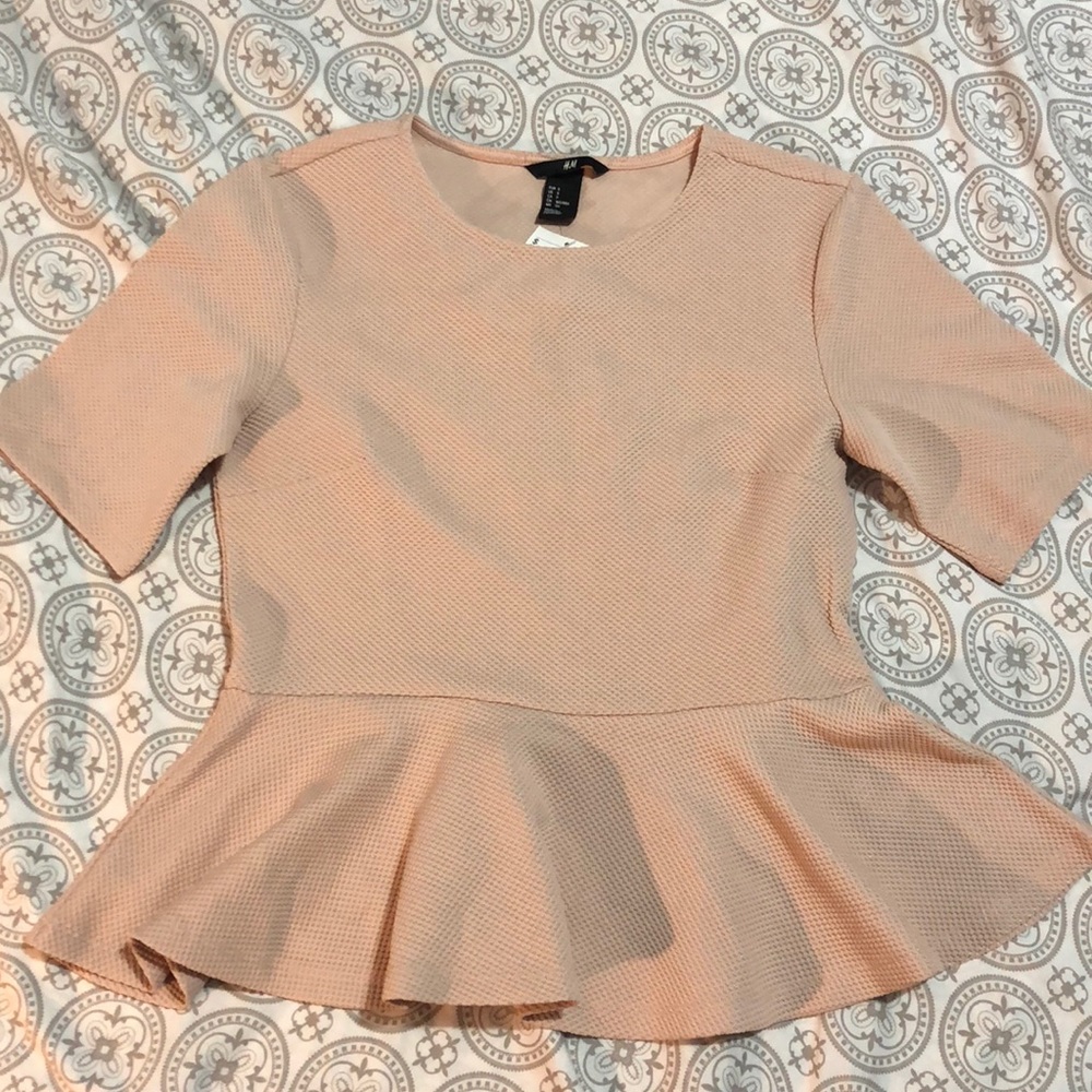 H&M pale Pink Top
